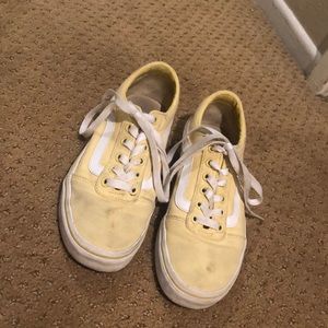 Yellow Old school vans